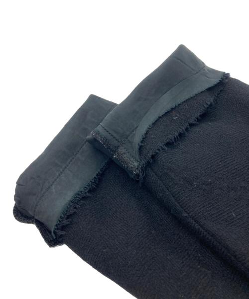 tricot COMME des GARCONS（トリココムデギャルソン）tricot COMME des GARCONS (トリココムデギャルソン) 丸襟カットオフジャケット ブラック サイズ:Sの古着・服飾アイテム