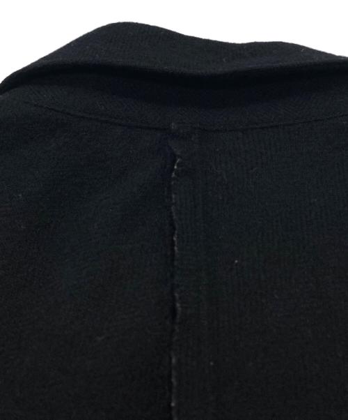 tricot COMME des GARCONS（トリココムデギャルソン）tricot COMME des GARCONS (トリココムデギャルソン) 丸襟カットオフジャケット ブラック サイズ:Sの古着・服飾アイテム