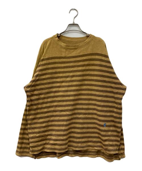 45R（フォーティファイブ・アール）45R (フォーティファイブ・アール) バスクボーダーの908Tシャツ ベージュ サイズ:不明の古着・服飾アイテム