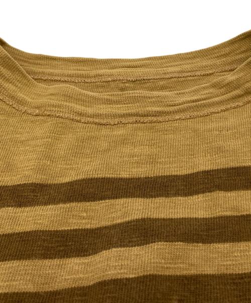 45R（フォーティファイブ・アール）45R (フォーティファイブ・アール) バスクボーダーの908Tシャツ ベージュ サイズ:不明の古着・服飾アイテム