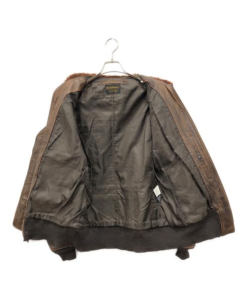 AVIREX（アヴィレックス）AVIREX (アヴィレックス) G-1 フライトジャケット ブラウン サイズ:40の古着・服飾アイテム