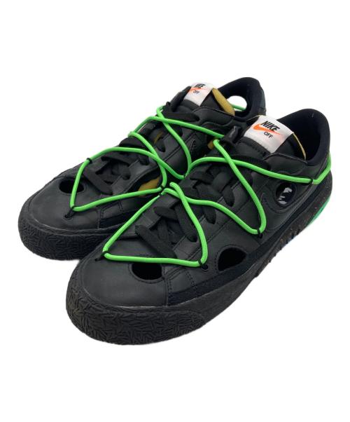 NIKE（ナイキ）NIKE (ナイキ) Off-White (オフホワイト) Blazer Low Black and Electro Green ブラック サイズ:28cmの古着・服飾アイテム