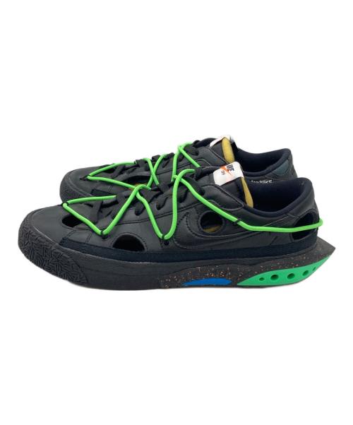 NIKE（ナイキ）NIKE (ナイキ) Off-White (オフホワイト) Blazer Low Black and Electro Green ブラック サイズ:28cmの古着・服飾アイテム