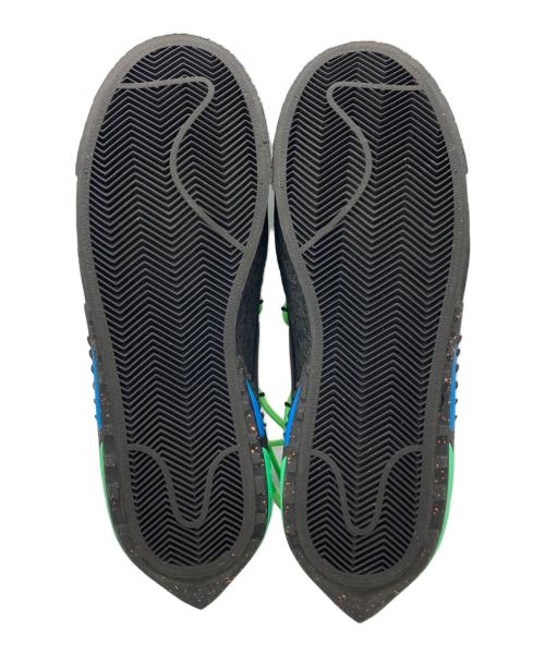 NIKE（ナイキ）NIKE (ナイキ) Off-White (オフホワイト) Blazer Low Black and Electro Green ブラック サイズ:28cmの古着・服飾アイテム