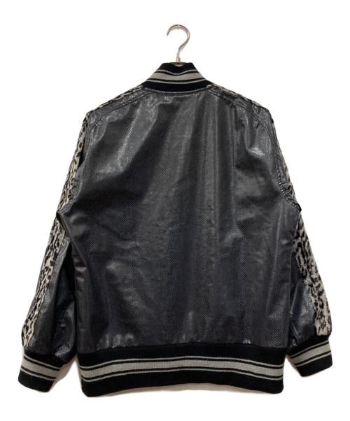 Needles（ニードルズ）Needles (ニードルズ) NUBIAN (ヌビアン) パイソンブルゾン ブラック サイズ:Mの古着・服飾アイテム