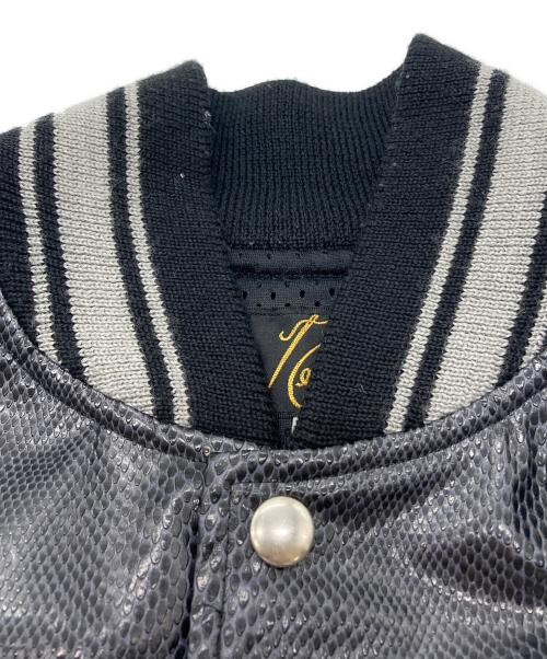 Needles（ニードルズ）Needles (ニードルズ) NUBIAN (ヌビアン) パイソンブルゾン ブラック サイズ:Mの古着・服飾アイテム