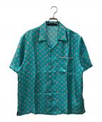 LOUIS VUITTONルイ ヴィトン）の古着「オープンカラーシャツ」｜グリーン