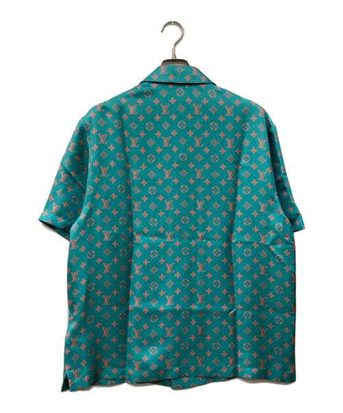 LOUIS VUITTON（ルイ ヴィトン）LOUIS VUITTON (ルイ ヴィトン) オープンカラーシャツ グリーン サイズ:Lの古着・服飾アイテム