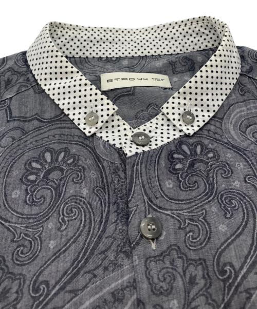 ETRO（エトロ）ETRO (エトロ) ペイズリー柄シャツ グレー サイズ:44の古着・服飾アイテム