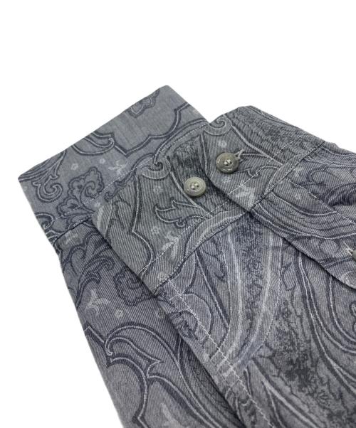 ETRO（エトロ）ETRO (エトロ) ペイズリー柄シャツ グレー サイズ:44の古着・服飾アイテム