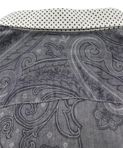 ETRO（エトロ）ETRO (エトロ) ペイズリー柄シャツ グレー サイズ:44の古着・服飾アイテム
