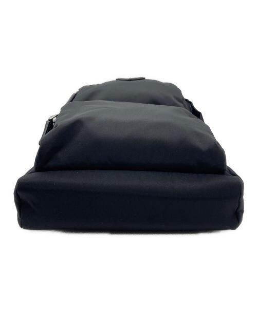 PRADA（プラダ）PRADA (プラダ) Re-Nylon xサフィアーノレザーワンショルダーバックパック ブラック サイズ:下記参照の古着・服飾アイテム