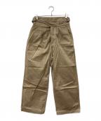 FULLCOUNTフルカウント）の古着「Prime Twill Gurkha Pants」｜ベージュ