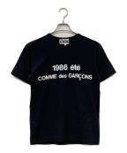 CDGシーディージー）の古着「1986 eteプリントTシャツ」｜ブラック