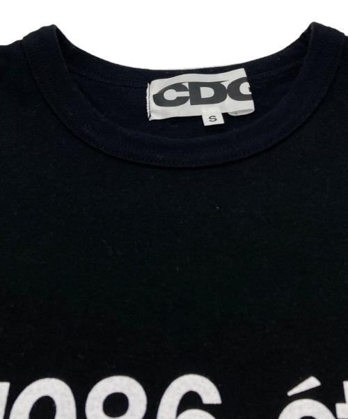 CDG（シーディージー）CDG (シーディージー) 1986 eteプリントTシャツ ブラック サイズ:Sの古着・服飾アイテム
