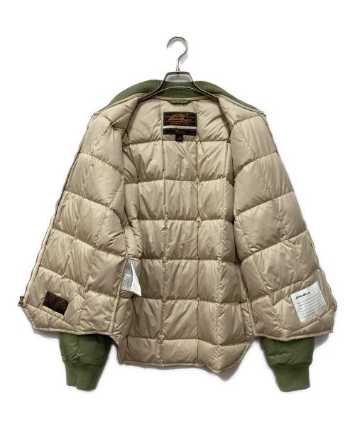 Eddie Bauer（エディーバウアー）Eddie Bauer (エディーバウアー) JJJJound (ジョウンド) ダウンジャケット グリーン サイズ:Mの古着・服飾アイテム