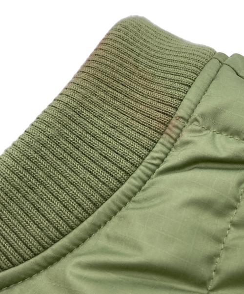 Eddie Bauer（エディーバウアー）Eddie Bauer (エディーバウアー) JJJJound (ジョウンド) ダウンジャケット グリーン サイズ:Mの古着・服飾アイテム