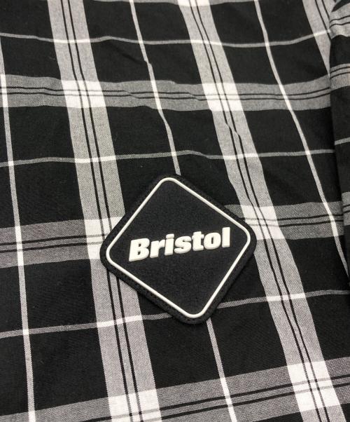 WIND AND SEA（ウィンダンシー）WIND AND SEA (ウィンダンシー) F.C.R.B. (エフシーレアルブリストル) 半袖チェックシャツ ブラック サイズ:Mの古着・服飾アイテム