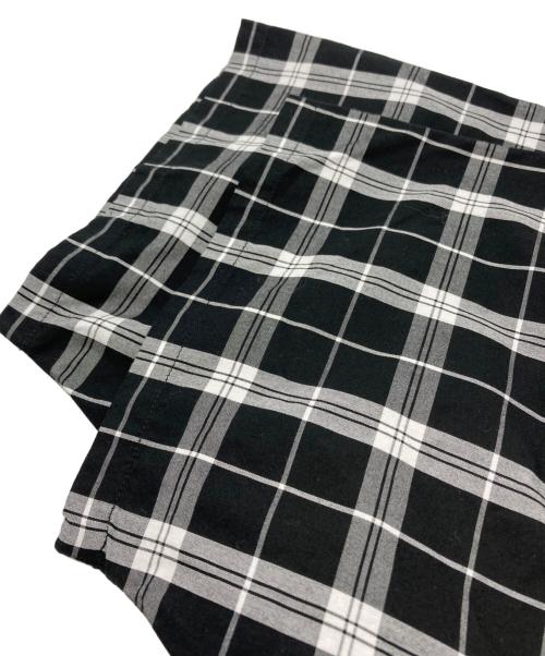 WIND AND SEA（ウィンダンシー）WIND AND SEA (ウィンダンシー) F.C.R.B. (エフシーレアルブリストル) 半袖チェックシャツ ブラック サイズ:Mの古着・服飾アイテム