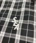 中古・古着 WIND AND SEA (ウィンダンシー) F.C.R.B. (エフシーレアルブリストル) 半袖チェックシャツ ブラック サイズ:M：16000円