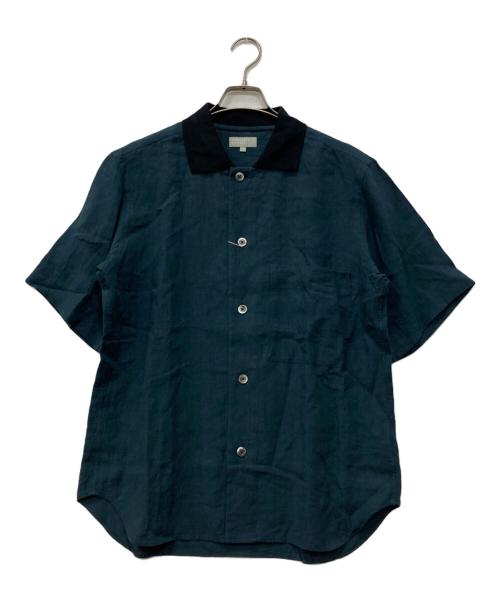 MARGARET HOWELL（マーガレットハウエル）MARGARET HOWELL (マーガレットハウエル) 半袖シャツ ネイビー サイズ:M 未使用品の古着・服飾アイテム