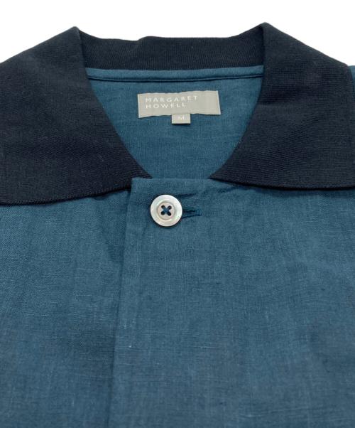 MARGARET HOWELL（マーガレットハウエル）MARGARET HOWELL (マーガレットハウエル) 半袖シャツ ネイビー サイズ:M 未使用品の古着・服飾アイテム