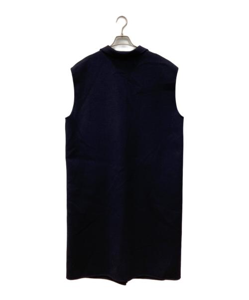 mizuiro-ind（ミズイロインド）mizuiro-ind (ミズイロインド) ロングジレ ネイビー サイズ:FREEの古着・服飾アイテム