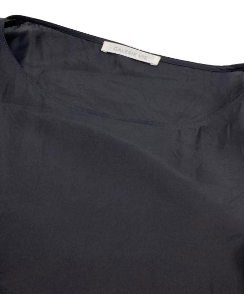 GALLARDA GALANTE（ガリャルダガランテ）GALLARDA GALANTE (ガリャルダガランテ) シルクハブタエ ウエストギャザーワンピース ブラック サイズ:Fの古着・服飾アイテム