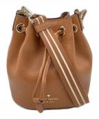 Kate Spadeケイトスペード）の古着「巾着ショルダーバッグ」｜ベージュ