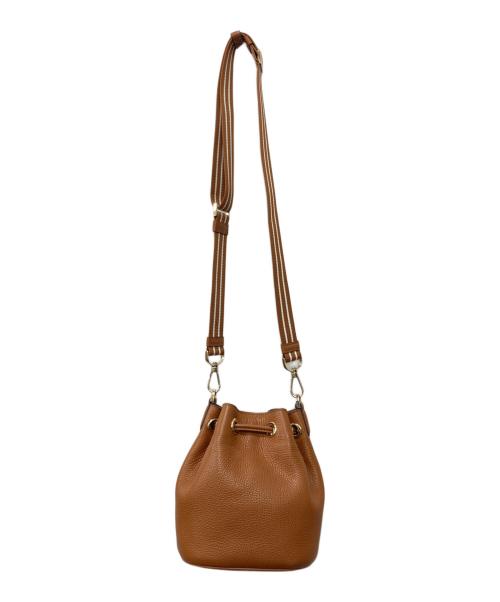 Kate Spade（ケイトスペード）Kate Spade (ケイトスペード) 巾着ショルダーバッグ ベージュの古着・服飾アイテム