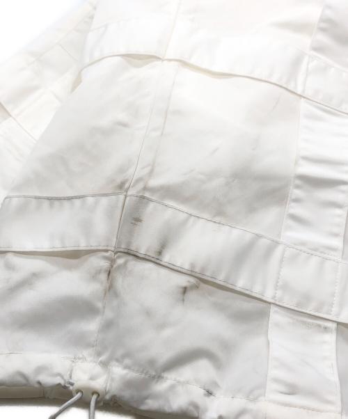 GS（ジーエス）GS (ジーエス) 編み込みテクノカーゴパンツ ホワイト サイズ:Mの古着・服飾アイテム