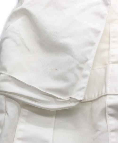 GS（ジーエス）GS (ジーエス) 編み込みテクノカーゴパンツ ホワイト サイズ:Mの古着・服飾アイテム