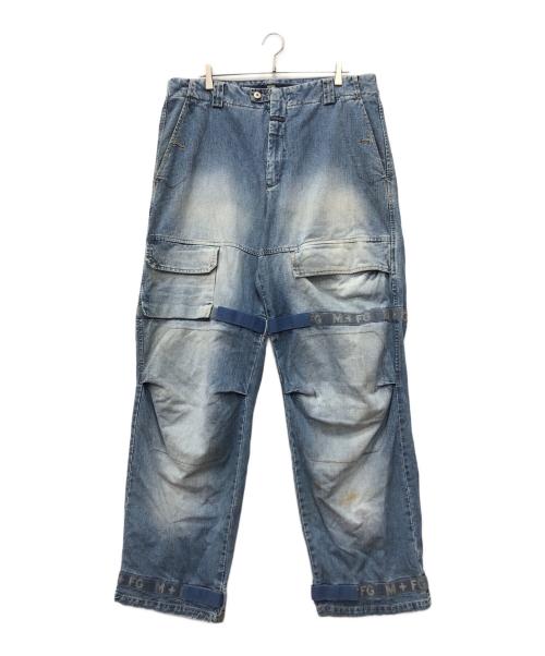 MARITHE+FRANCOIS GIRBAUD（マリテフランソワジルボー）MARITHE+FRANCOIS GIRBAUD (マリテフランソワジルボー) シャトルデニムパンツ インディゴ サイズ:38の古着・服飾アイテム