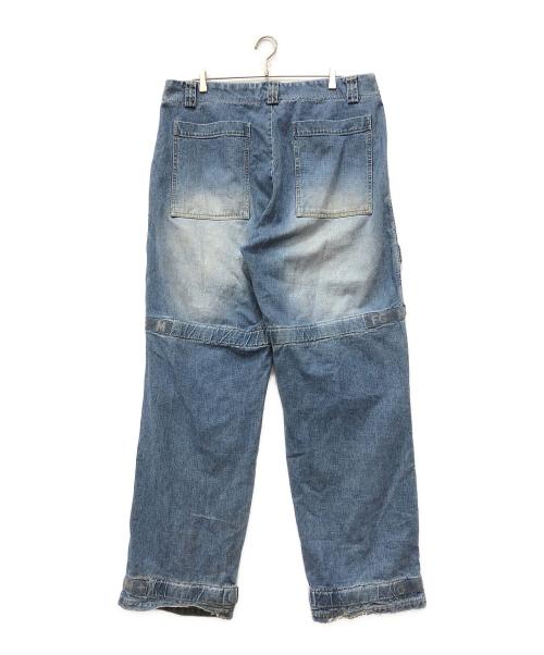 MARITHE+FRANCOIS GIRBAUD（マリテフランソワジルボー）MARITHE+FRANCOIS GIRBAUD (マリテフランソワジルボー) シャトルデニムパンツ インディゴ サイズ:38の古着・服飾アイテム