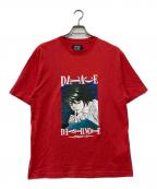 PALACE×デスノートパレス×デスノート）の古着「プリントTシャツ」｜レッド