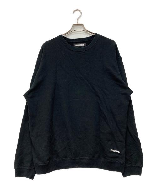 NEIGHBORHOOD（ネイバーフッド）NEIGHBORHOOD (ネイバーフッド) クルーネックスウェット ブラック サイズ:Lの古着・服飾アイテム