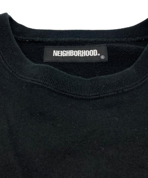 NEIGHBORHOOD（ネイバーフッド）NEIGHBORHOOD (ネイバーフッド) クルーネックスウェット ブラック サイズ:Lの古着・服飾アイテム