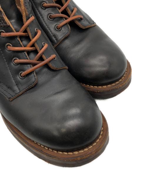 ROLLING DUB TRIO（ローリングダブトリオ）ROLLING DUB TRIO (ローリングダブトリオ) プレーントゥシューズ ブラック サイズ:6の古着・服飾アイテム