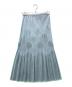 PLEATS PLEASE (プリーツプリーズ) ドットプリーツスカート ブルー サイズ:3：20000円