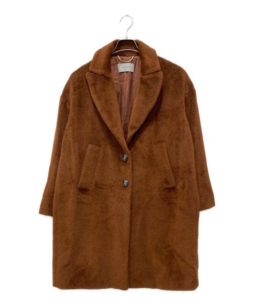 MARELLA（マレーラ）MARELLA (マレーラ) アルパカコート ブラウン サイズ:FREEの古着・服飾アイテム