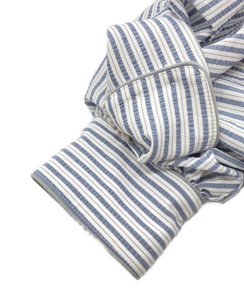 HER LIP TO（ハーリップトゥ）Her lip to (ハーリップトゥ) Volume Sleeve Stripe Dress ネイビー サイズ:Sの古着・服飾アイテム