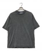 Acne studiosアクネ ストゥディオス）の古着「クルーネックTシャツ - リラックスフィット」｜フェイデッドブラック