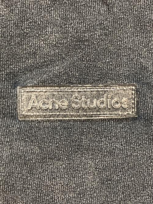 Acne studios（アクネ ストゥディオス）ACNE STUDIOS (アクネ ストゥディオス) クルーネックTシャツ - リラックスフィット フェイデッドブラック サイズ:Sの古着・服飾アイテム