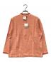 45rpm (45アールピーエム) 天竺の四角ヘンリーネックTシャツ（草木染め） オレンジ サイズ:3：15000円