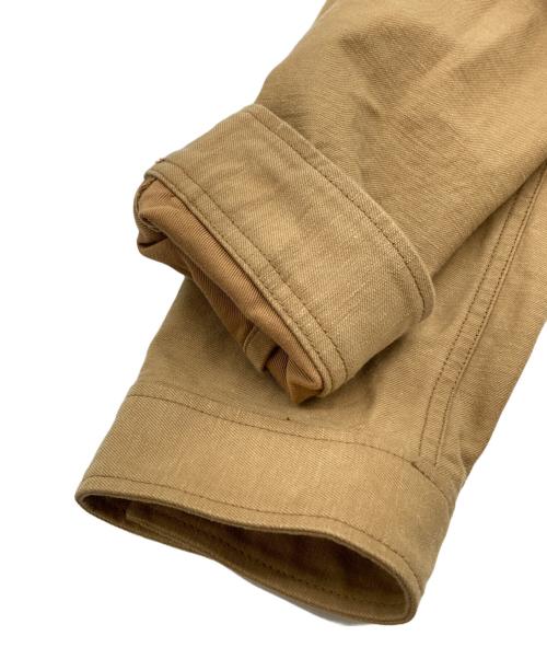 Pal'las Palace（パラスパレス）Pal'las Palace (パラスパレス) ラフィバックチノスタンド襟ジャケット ブラウン サイズ:3の古着・服飾アイテム