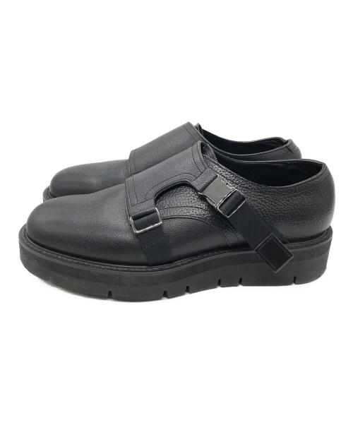 foot the coacher（フットザコーチャー）foot the coacher (フットザコーチャー) ANARCHO DOUBLE BELT ブラック サイズ:8の古着・服飾アイテム