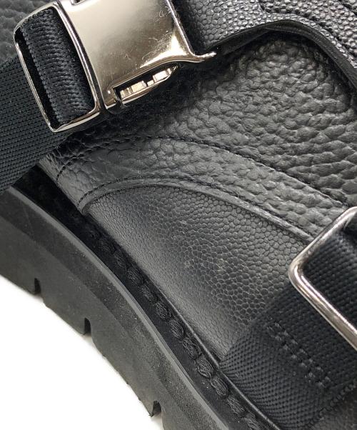 foot the coacher（フットザコーチャー）foot the coacher (フットザコーチャー) ANARCHO DOUBLE BELT ブラック サイズ:8の古着・服飾アイテム