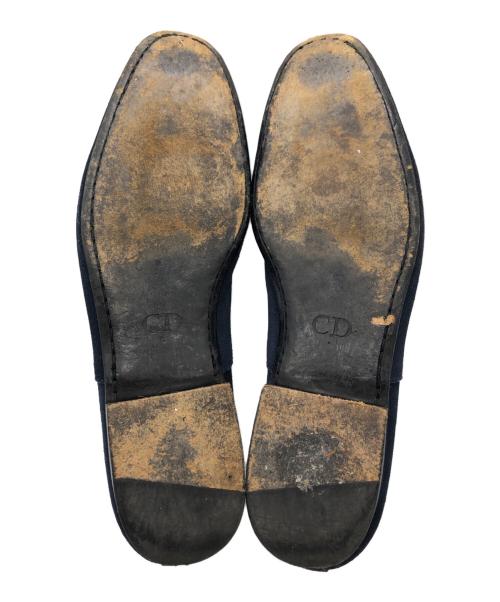Christian Dior（クリスチャン ディオール）Christian Dior (クリスチャン ディオール) スエード オックスフォードシューズ ネイビー サイズ:39の古着・服飾アイテム