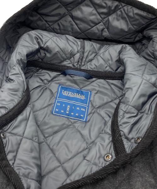 LAVENHAM（ラベンハム）LAVENHAM (ラベンハム) Hooded raglan sleeve coat グレー サイズ:Mの古着・服飾アイテム