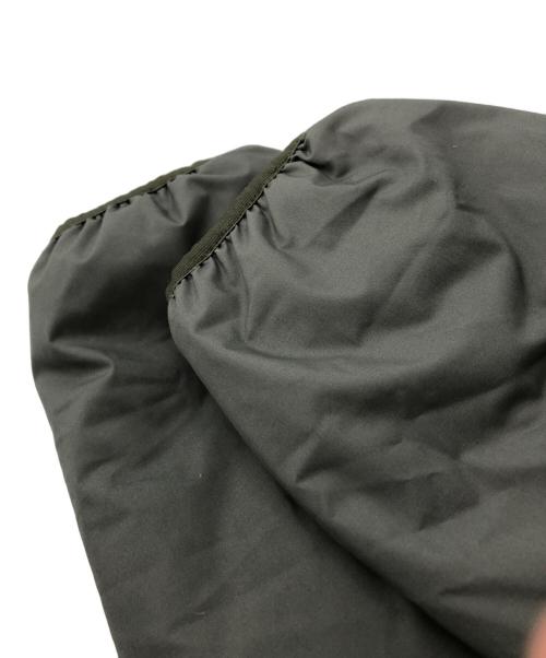 nanamica（ナナミカ）nanamica (ナナミカ) Reversible Down Cardigan グリーン×ベージュ サイズ:Lの古着・服飾アイテム